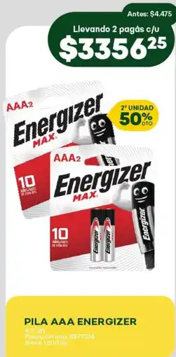 Super MAMI Energizer pila AAA oferta