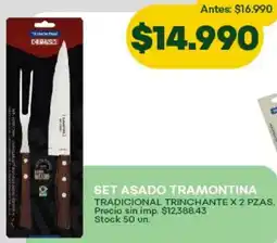 Super MAMI Set asado tramontina tradicional trinchante oferta