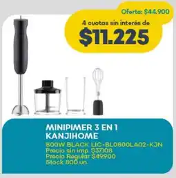 Super MAMI Kanjihome minipimer 3 en 1 oferta