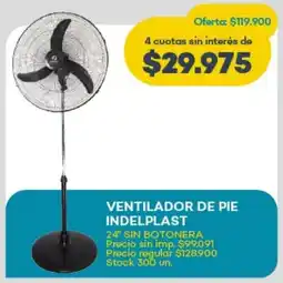 Super MAMI Ventilador de pie indelplast oferta