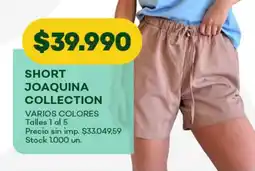 Super MAMI Short joaquina collection oferta