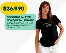 Super MAMI Jogging mujer joaquina liviano oferta