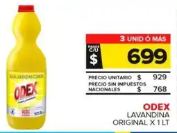 Carrefour Maxi Odex lavandina original oferta