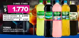 Carrefour Maxi Terma aperitivo s/alcohol varios sabores oferta