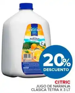 Carrefour Maxi Citric jugo de naranja clasica tetra oferta