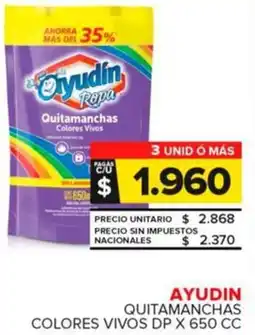 Carrefour Maxi Ayudin quitamanchas colores vivos dp oferta