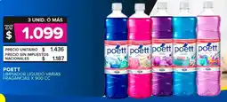 Carrefour Maxi Poett limpiador liquido varias fragancias oferta