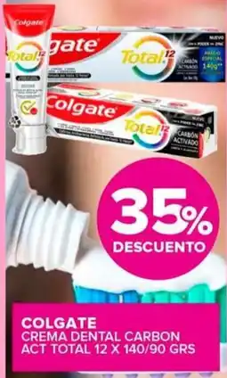 Carrefour Maxi Colgate crema dental carbon oferta