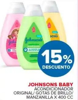Carrefour Maxi Johnsons acondicionador original/gotas de brillo/ manzanilla oferta