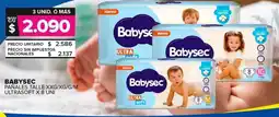 Carrefour Maxi Babysec pañales oferta