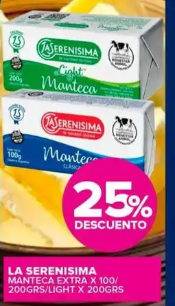 Carrefour Maxi La serenisima manteca extra oferta