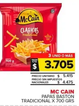 Carrefour Maxi Mc cain papas baston tradicional oferta
