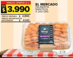 Carrefour Maxi El mercado palmerita manteca oferta