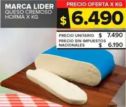 Carrefour Maxi Marca lider queso cremoso horma oferta