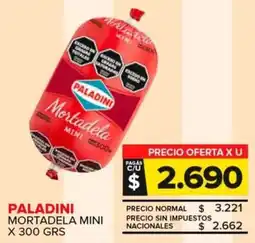 Carrefour Maxi Paladini mortadela mini oferta