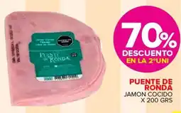 Carrefour Maxi Puente de ronda jamon cocido oferta