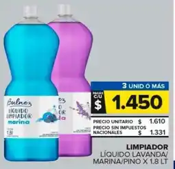 Carrefour Maxi Limpiador líquido lavanda/ marina/pino oferta
