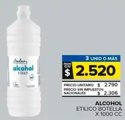 Carrefour Maxi Alcohol etilico botella oferta