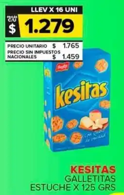 Carrefour Maxi Kesitas galletitas estuche oferta