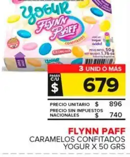 Carrefour Maxi Flynn paff caramelos confitados yogur oferta