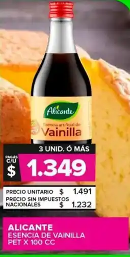 Carrefour Maxi Alicante esencia de vainilla pet oferta