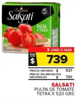 Carrefour Maxi Pulpa de tomate tetra oferta