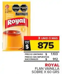 Carrefour Maxi Royal flan vainilla sobre oferta