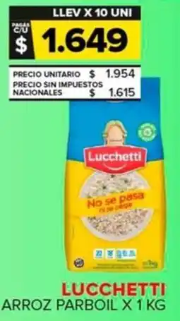 Carrefour Maxi Lucchetti arroz parboil oferta