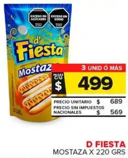 Carrefour Maxi D fiesta mostaza oferta