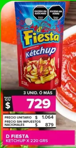 Carrefour Maxi D fiesta ketchup oferta