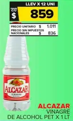 Carrefour Maxi Alcazar vinagre de alcohol pet oferta