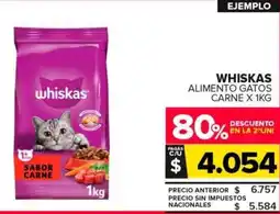 Carrefour Maxi Whiskas alimento gatos carne oferta