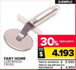 Carrefour Maxi Fary home cortapizza cross oferta