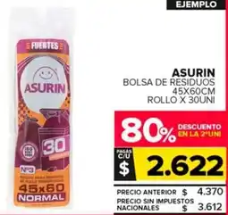 Carrefour Maxi Asurin bolsa de residuos oferta