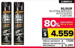 Carrefour Maxi Silicona aerosol auto nuevo oferta