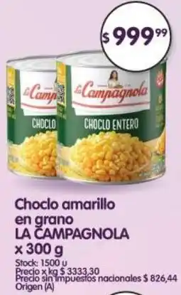 Supermercados Buenos Días La campagnola choclo amarillo en grano oferta