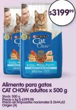 Supermercados Buenos Días Cat chow alimento para gatos adultos oferta