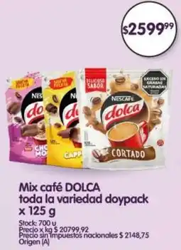 Supermercados Buenos Días Dolca mix café toda la variedad doypack oferta