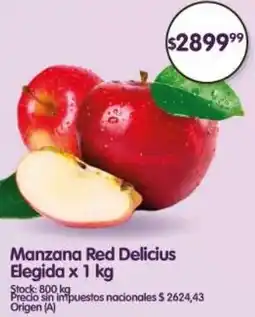 Supermercados Buenos Días Manzana red delicius elegida oferta
