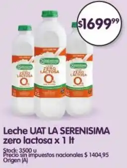 Supermercados Buenos Días La serenisima leche uat zero lactosa oferta
