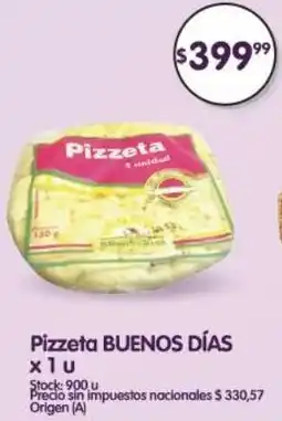 Supermercados Buenos Días Buenos días pizzeta oferta
