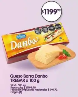 Supermercados Buenos Días Tregar queso barra danbo oferta