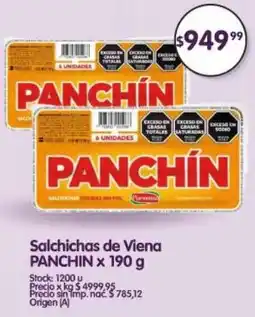 Supermercados Buenos Días Panchin salchichas de viena oferta