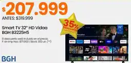 Changomas Bgh smart tv 32" hd vidaa oferta