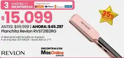 Changomas Revlon planchita oferta