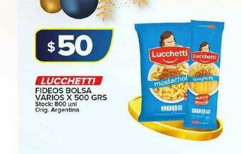 Carrefour Maxi Lucchetti Fideos Bolsa Varios oferta