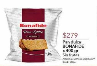 Jumbo Pan Dulce Bonafide oferta