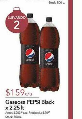 Jumbo Gaseosa Pepsi Black oferta