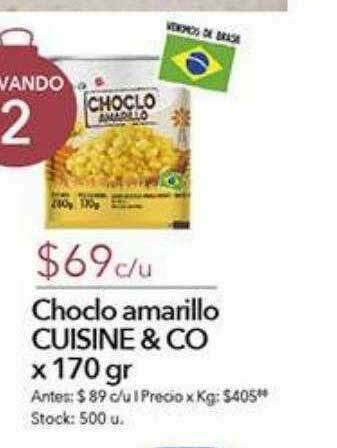 Jumbo Choclo Amarillo Cuisine & Co oferta