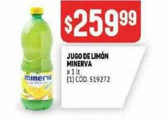 Makro Jugo De Limón Minerva oferta